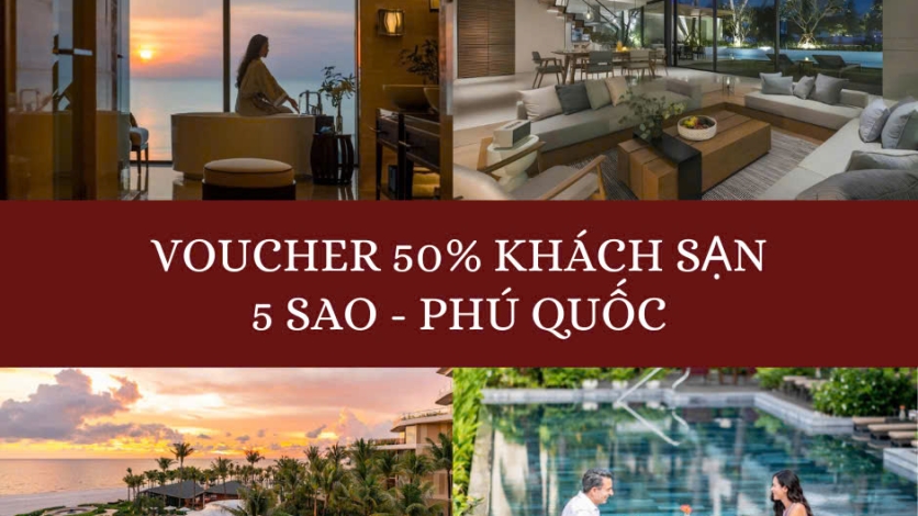 [PHÚ QUỐC] Voucher khách sạn 5 sao Phú Quốc giảm đến 50% – Cơ hội vàng cho kỳ nghỉ sang trọng