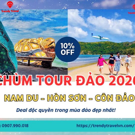 COMBO BIỂN ĐẢO 2N1Đ  (CÔN ĐẢO - HÒN SƠN - NAM DU)