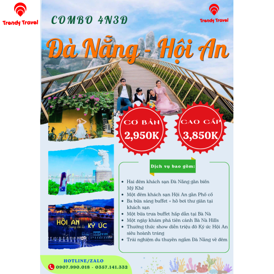 ✨ ĐÀ NẴNG – HỘI AN 4N3Đ ✨