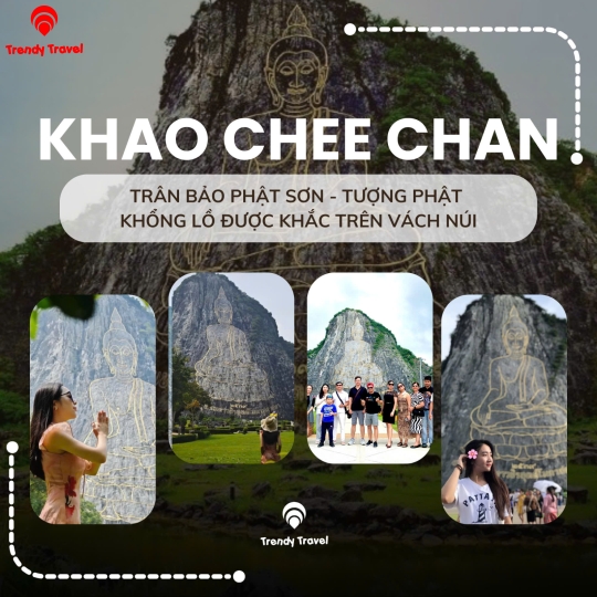 TOUR THÁI LAN 5N4Đ- VƯƠNG QUỐC CHÙA VÀNG  
