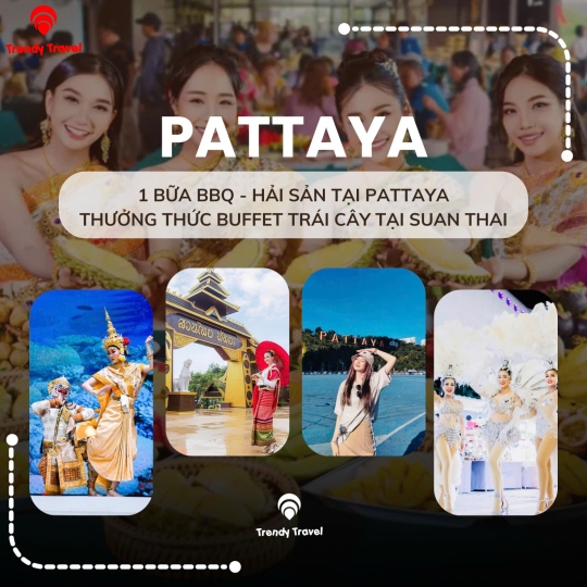 TOUR THÁI LAN 5N4Đ- VƯƠNG QUỐC CHÙA VÀNG  