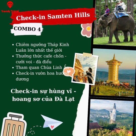 TOUR GHÉP TRONG NGÀY - ĐÀ LẠT