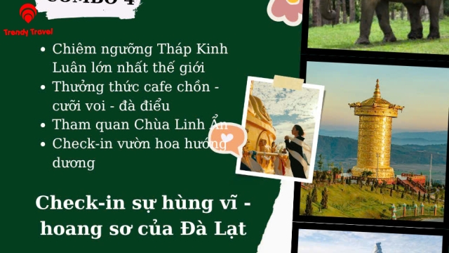 TOUR GHÉP TRONG NGÀY - ĐÀ LẠT